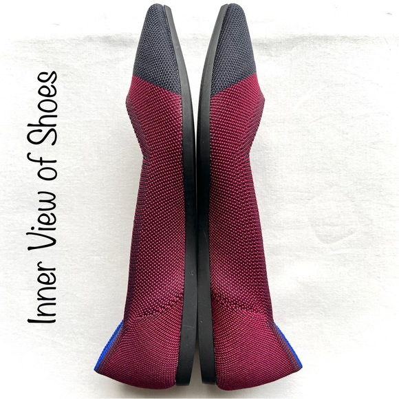 ROTHY’S: “The Point” Crimson Cap Toe Size 9 NIB - Picture 4 of 14